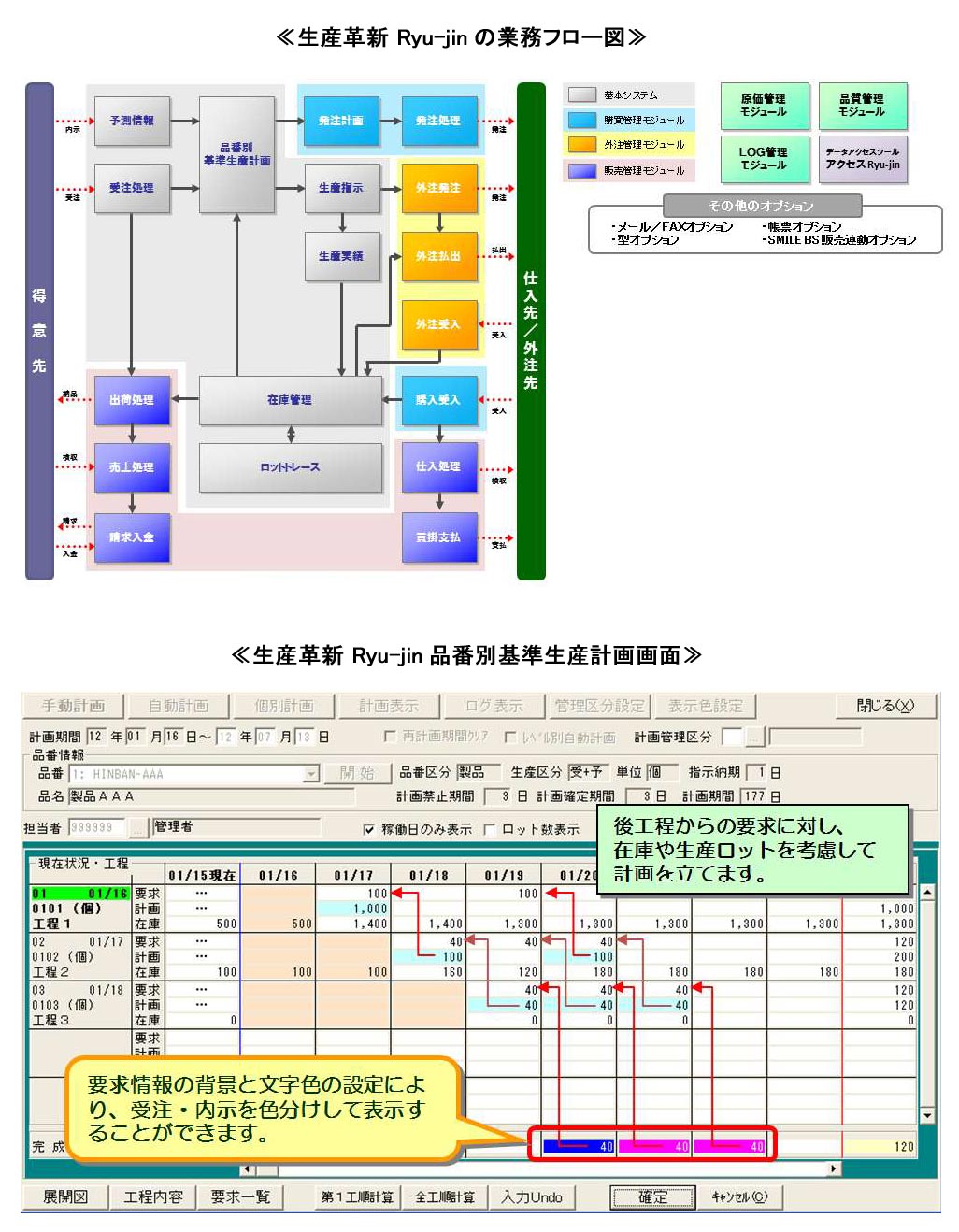 OSK ≪繰返・量産加工製造業向け生産管理システム『生産革新 Ryu-jin（龍神）』を新発売≫ ～『生産革新 Fu-jin（風神）Rel.3、Raijin（雷神）Rel.2』も発売～