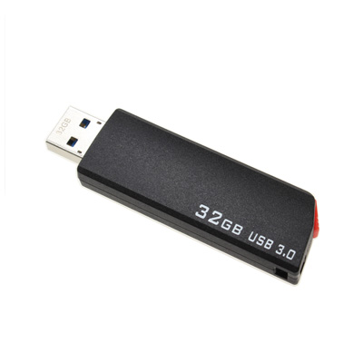 【上海問屋限定販売】USBコネクタを自動で収納するから安心 端子自動収納型　高速USB3.0　USBメモリ32GB　販売開始